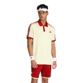 Camisa Polo adidas Heritage - Masculina BRANCO