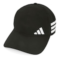 Boné Unissex adidas Training Essentials Três Listras Aba Curva PRETO