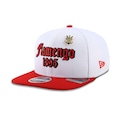 Boné Unissex do Flamengo New Era 9FIFTY Original Fit Aba Reta BRANCO