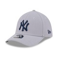 Boné Unissex New Era 39THIRTY M-Crown New York Yankees MLB Aba Curva CINZA