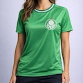 Camiseta do Palmeiras Betel  Home Braziline - Feminina BRANCO/VERDE
