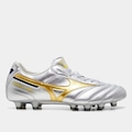 Chuteira de Campo Adulto Mizuno Morelia II Pro CINZA