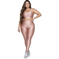 Conjunto Fitness Plus Size Top e Calça New Zig 3D Vekyo ROSE