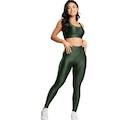 Conjunto Fitness Top e Calça New Zig 3D Vekyo VERDE
