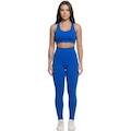 Calça Legging Vekyo cós Alto Lisa Feminina AZUL