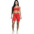 Conjunto Top Alça Fina e Bermudinha Suplex Feminino Vekyo VERMELHO