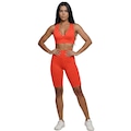 Conjunto Top Bojo e Bermuda Ciclista Vekyo Feminino VERMELHO