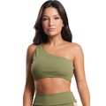 Top Fitness Canelado Vekyo Feminino VERDE