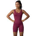 Macaquinho Fitness Liso Vekyo Feminino VINHO