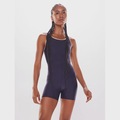 Macaquinho Body for sure 360 Match - Feminino MARINHO/CINZA/AMAREL