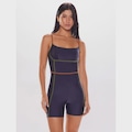 Macaquinho Body for sure Green - Feminino MARINHO/CINZA/AMAREL