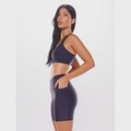 Bermuda Body for sure com Recortes 360 - Feminina MARINHO/CINZA/AMAREL