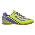 Chuteira Futsal Infantil Umbro Kick Jr AMARELO/ROXO