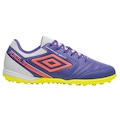 Chuteira Society Umbro Furious - Masculino ROXO/BRANCO