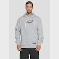 Moletom NFL Canguru Philadelphia Eagles Masculino CINZA