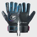 Luvas de Goleiro Poker Campo Hug Flex 5 Profissional - Unissex PRETO/AZUL