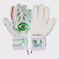 Luvas de Goleiro Poker Campo Championship II Semi Pro - Adulto BRANCO/VERDE