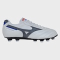 Chuteira de Campo Adulto Mizuno Morelia Classic MD BRANCO/CINZA