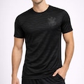 Camiseta do Corinthians Coimbra Jacquard - Masculina PRETO