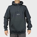Moletom Masculino Canguru Oakley Oversized Urban Ellipse Blackout PRETO