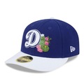 Boné Unissex New Era 59FIFTY Low Profile Los Angeles Dodgers Spring Training Aba Curva AZUL