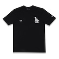 Camiseta New Era Regular Los Angeles Dodgers MLB - Masculina PRETO