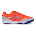 Chuteira Futsal Adulto Topper Letra IV LARANJA/ROXO
