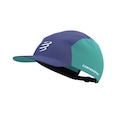 Boné Unissex Compressport 5 Panel Aba Curva AZUL