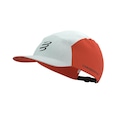 Boné Unissex Compressport 5 Panel Aba Curva BRANCO/LARANJA