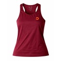 Camiseta Regata Esportiva Compass Dry - Feminina VERMELHO