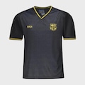 Camiseta do Barcelona Tucker Braziline - Infantil PRETO