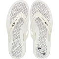 Chinelo de Dedo Oakley Operative Mystic Masculino BRANCO