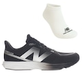 Kit Tênis New Balance Dynasoft Flash V7 e Meia - Masculino PRETO/CINZA