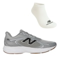 Kit Tênis New Balance Amaste e Meia - Masculino CINZA/PRATA