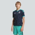 Camisa Alemanha Away 2026 adidas Infantil AZUL ESCURO