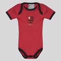 Body do Flamengo FutFanatics Infantil VERMELHO