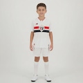 Camisa São Paulo I 2026 New Balance Infantil BRANCO