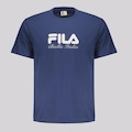 Camiseta Masculina Comfort Biella Graphic Fila AZUL ESCURO