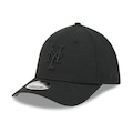 Boné Unissex New Era 39THIRTY M-Crown New York Mets MLB Aba Curva PRETO