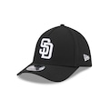 Boné Unissex New Era 39THIRTY M-Crown A-Frame San Diego Padres MLB Aba Curva PRETO