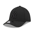 Boné Unissex New Era 39THIRTY M-Crown A-Frame New York Yankees MLB Aba Curva PRETO