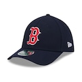 Boné Unissex New Era 39THIRTY M-Crown Boston Red Sox MLB Aba Curva AZUL