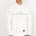 Jaqueta de Moletom com Capuz Quiksilver Canguru Emb Three Logo - Masculino BRANCO