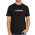 Camiseta Quiksilver Gradient Type Antique - Masculina PRETO