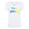 Camiseta do Brasil Manga Curta Mormaii - Feminina BRANCO