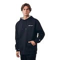 Blusa de Moletom Champion Hoodie Athletic Mini Script - Masculina PRETO