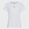 Camiseta adidas Own The Run 3 Listras - Feminina BRANCO