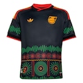 Camisa Jamaica II 26/27 x Bob Marley Adidas Infantil PRETO