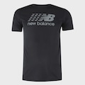 Camiseta New Balance Multi Color Performance Masculina PRETO