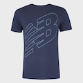 Camiseta New Balance Logo Performance Masculina AZUL